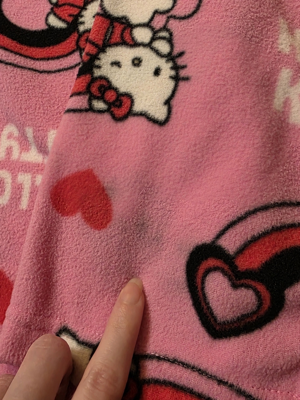 Rare 2007 Y2K Hello Kitty Pink Button Down Pajama Top - Picture 8 of 9